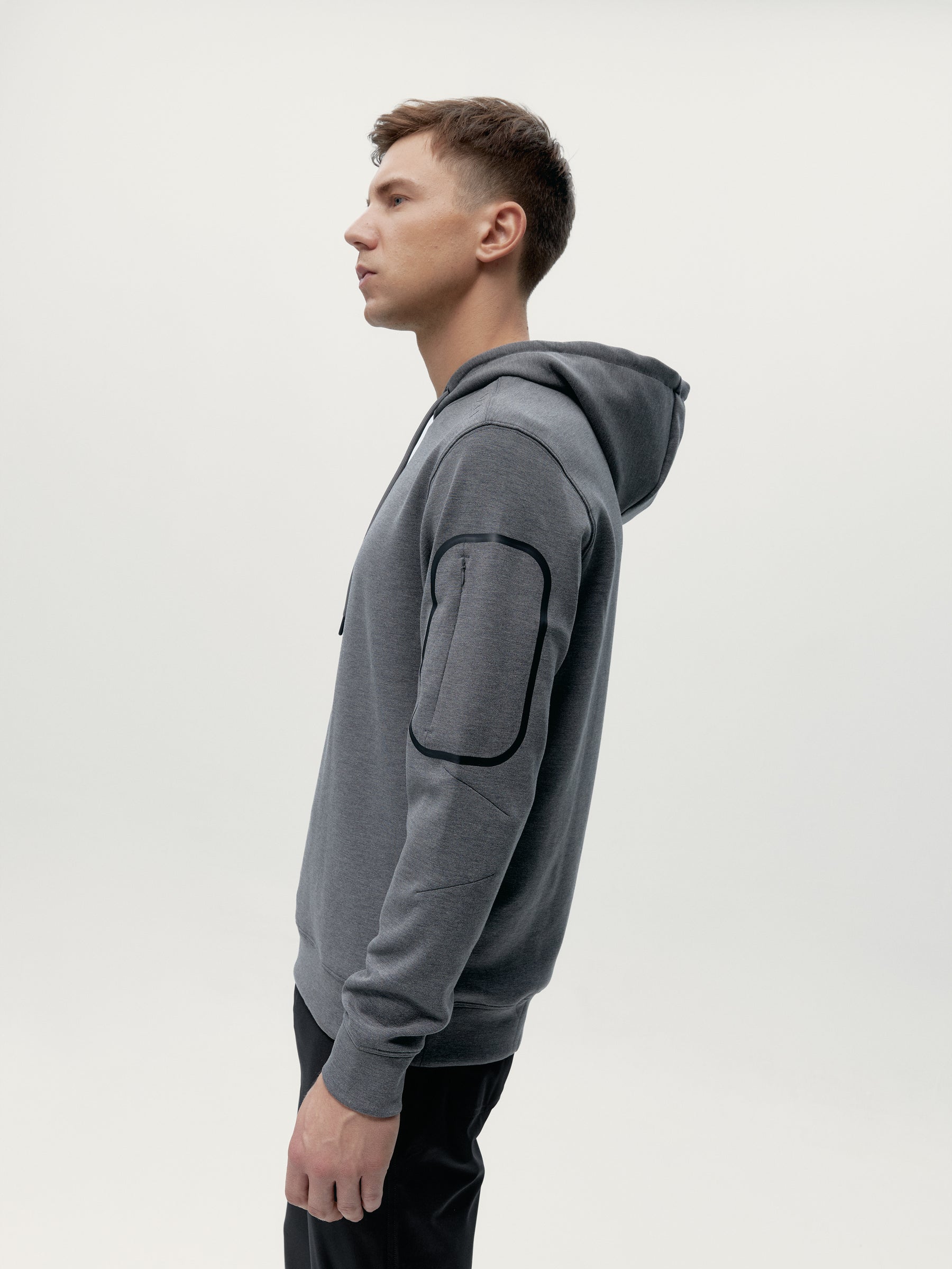 Hoodie Marion Grey Melange