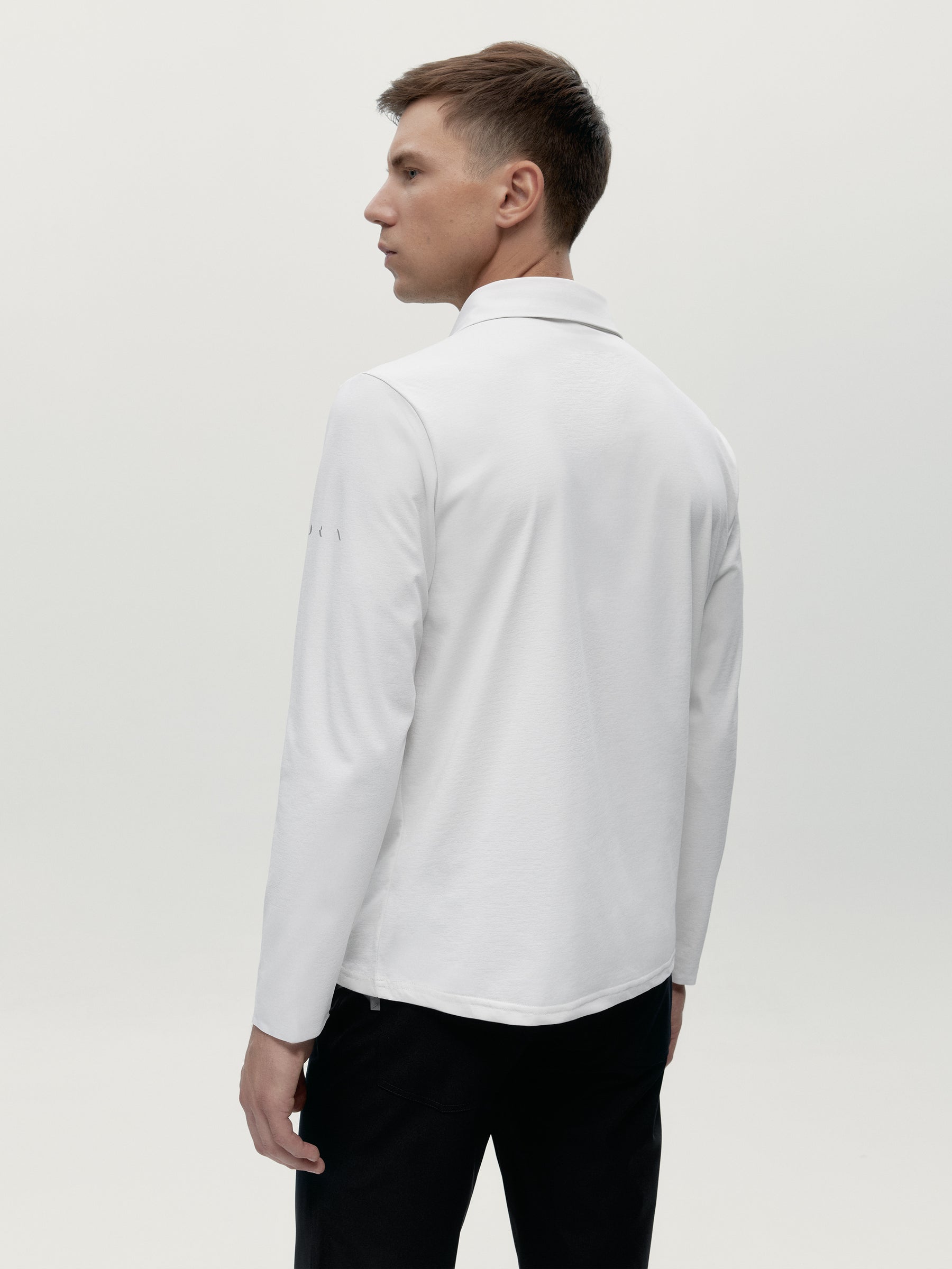 Maroni Polo T-Shirt in White Chalk