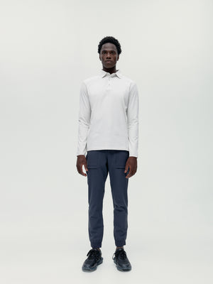 Maroni Polo T-Shirt in White Chalk