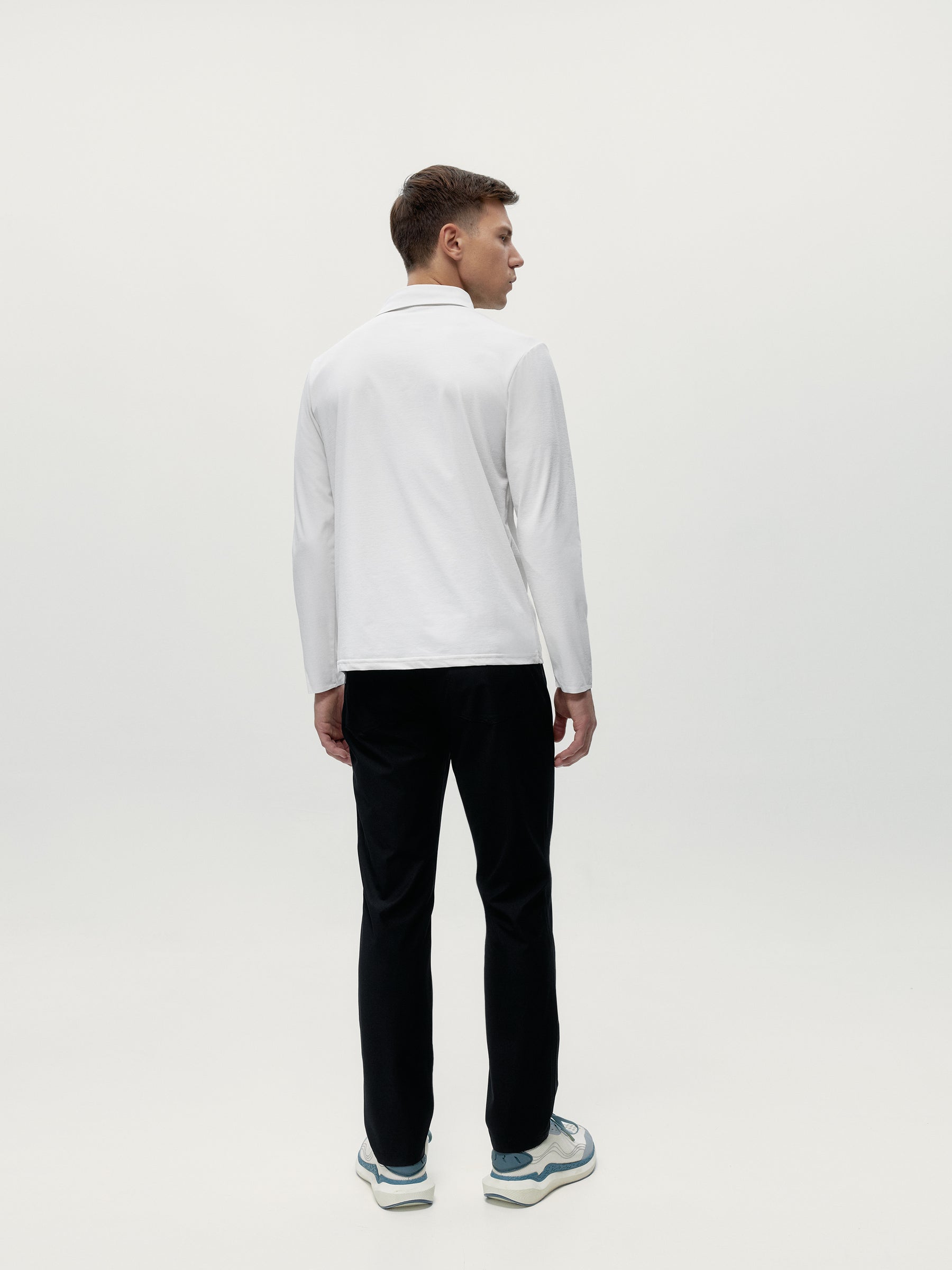 Maroni Polo T-Shirt in White Chalk