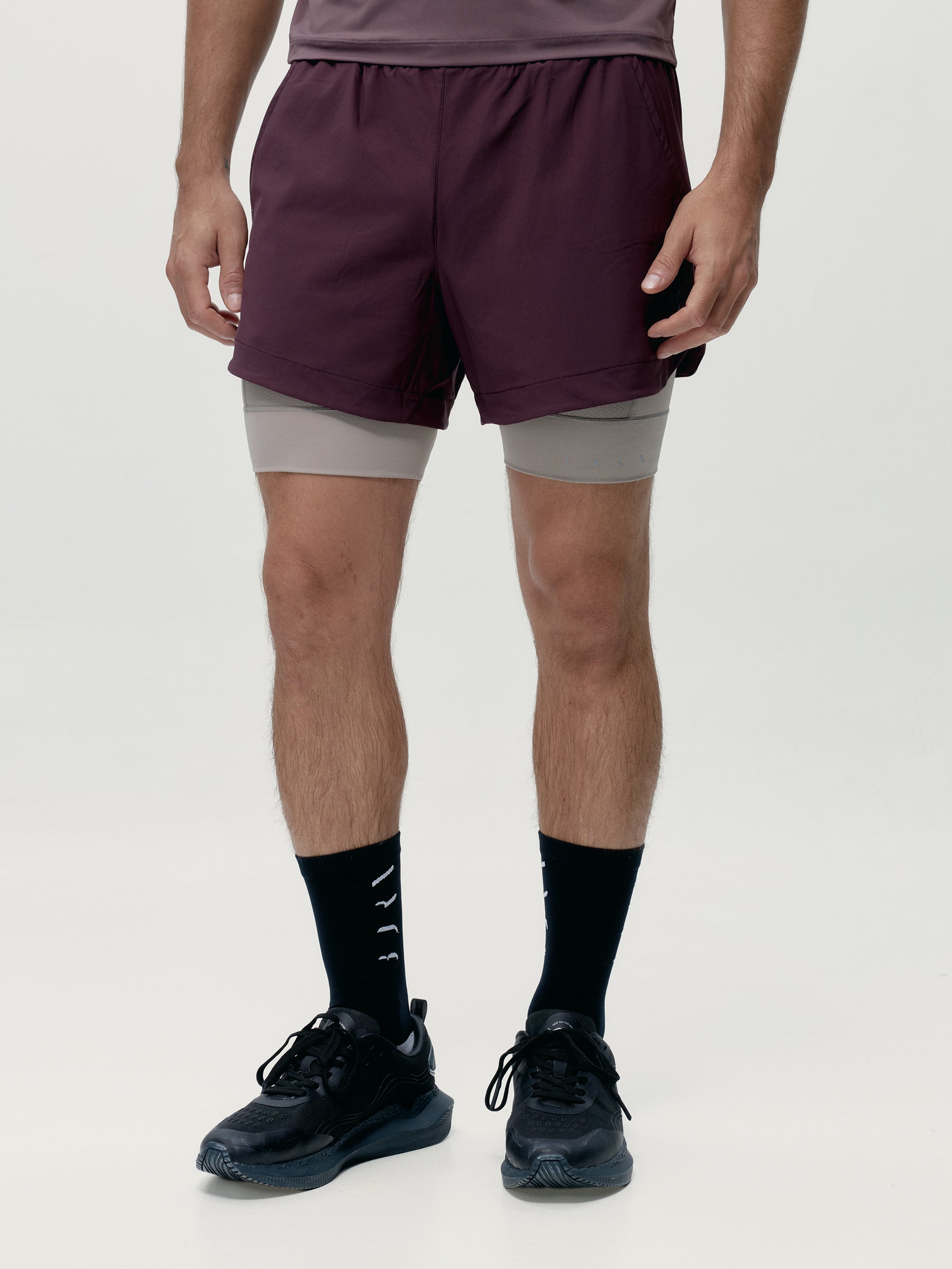 Short Mashu Dark Cherry/Grain