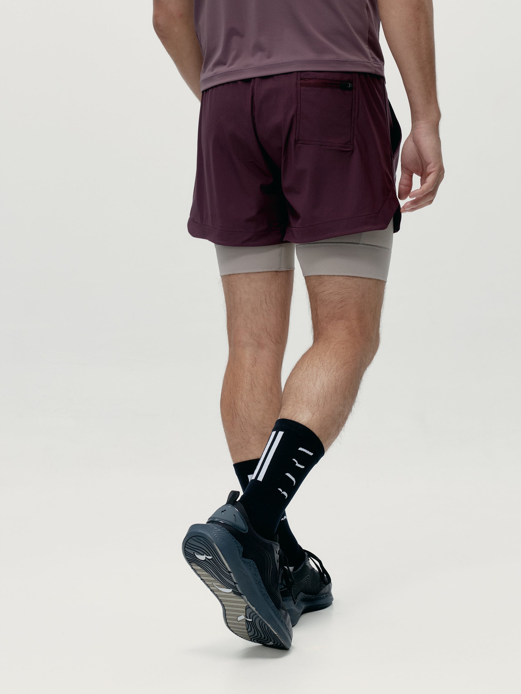 Short Mashu Dark Cherry/Grain