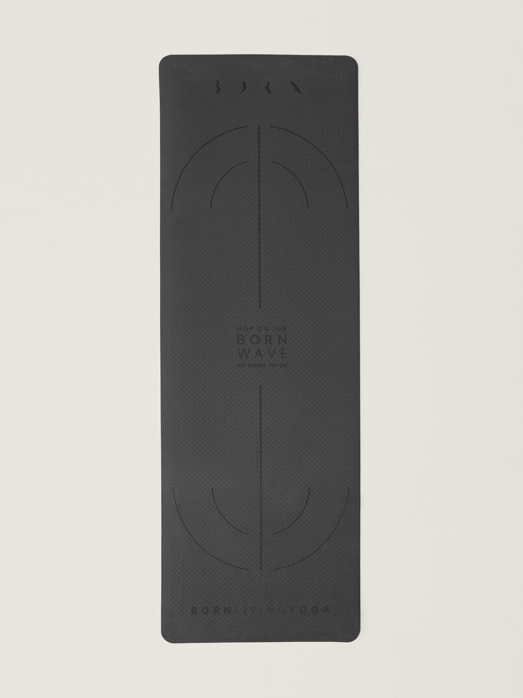 Wave Mat in Black - 6 mm
