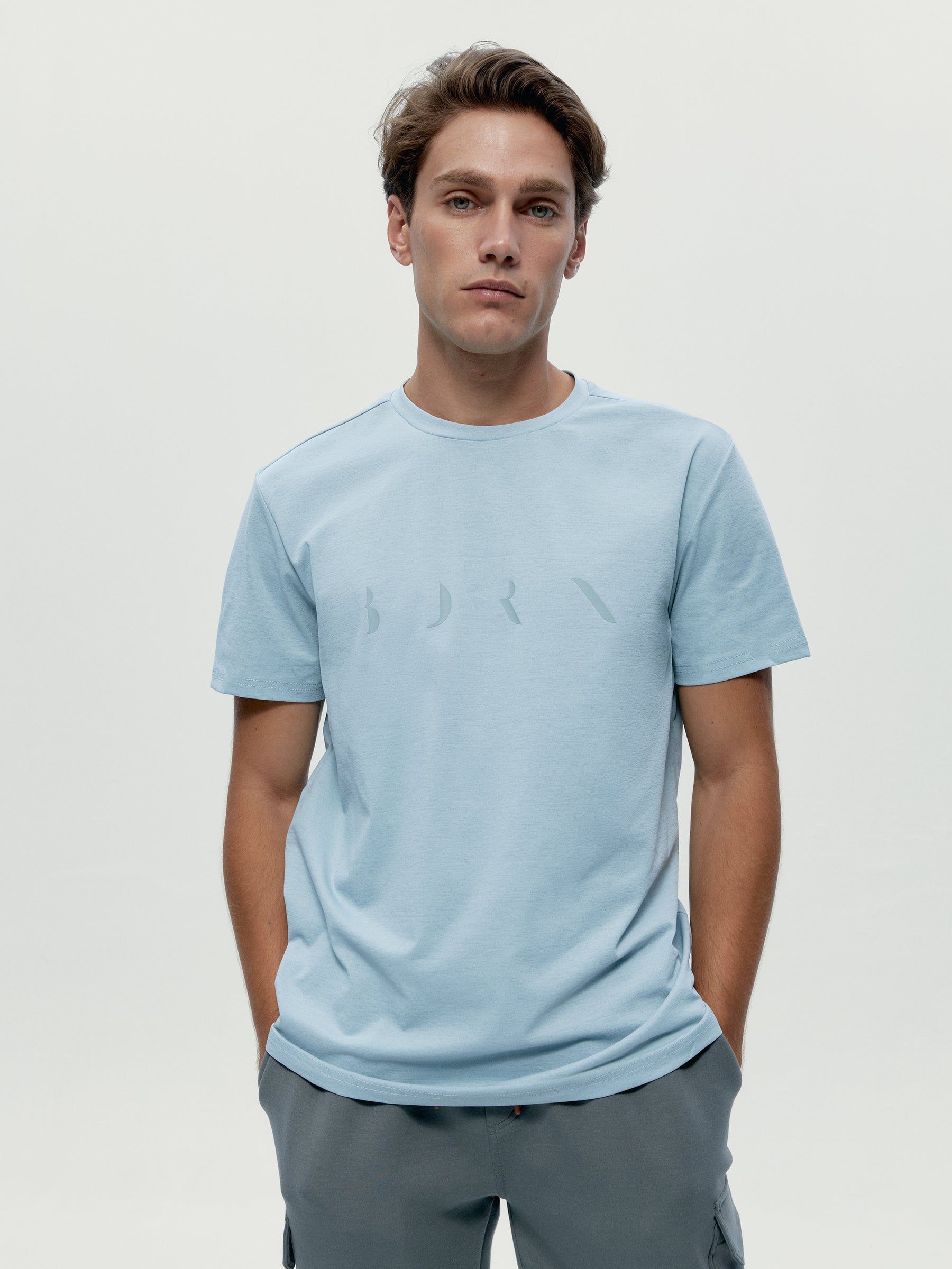 Melville T-Shirt in Grey Mist