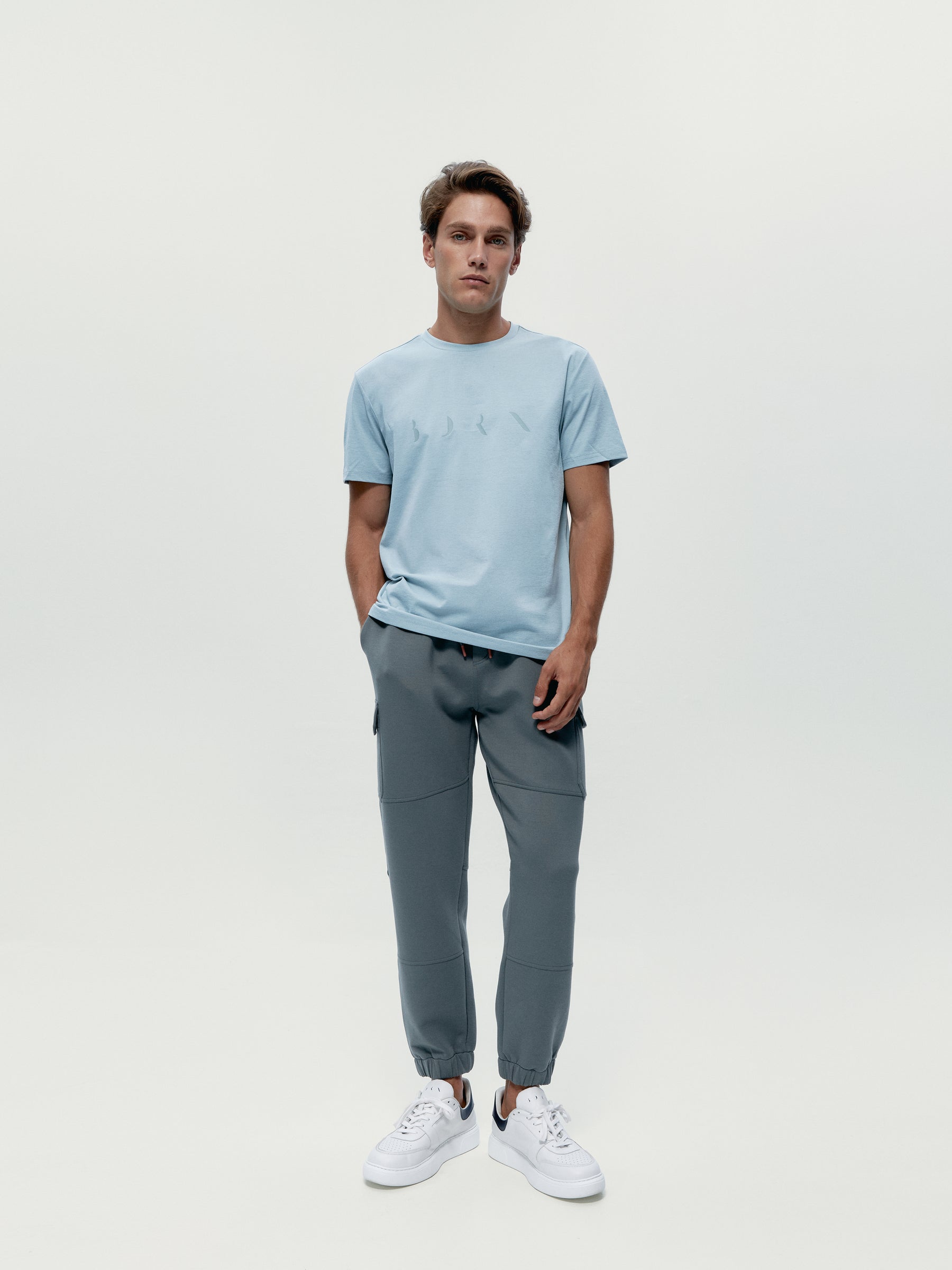Melville T-Shirt in Grey Mist