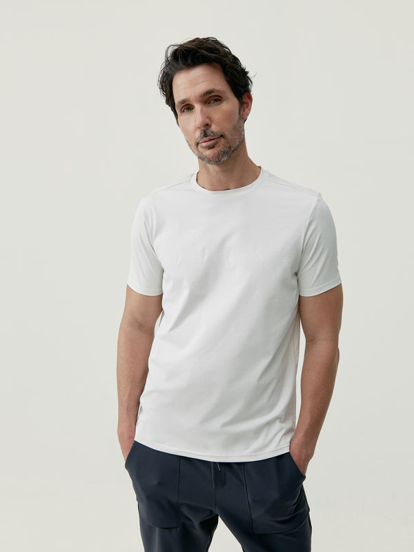 Melville T-Shirt in White Chalk
