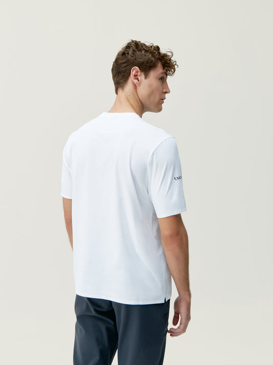 T-shirt blanc Movistar pour homme