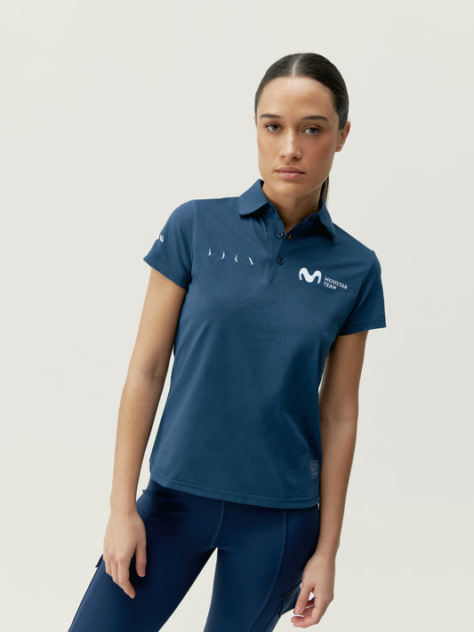Polo Mujer Movistar Sea Blue