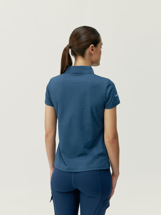 Polo Mujer Movistar Sea Blue