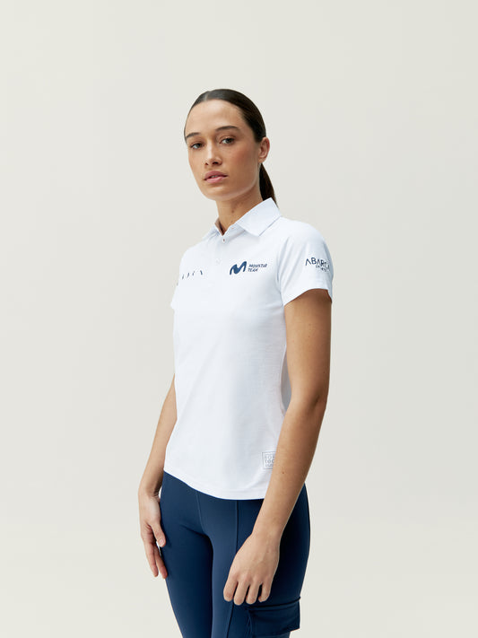 Polo Mujer Movistar White