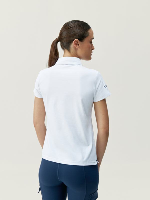 Movistar Women's Polo Shirt in White