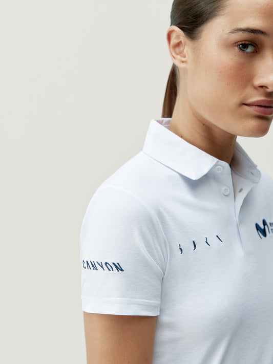Polo Mujer Movistar White