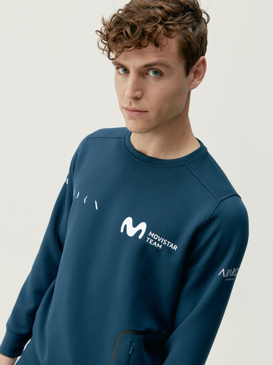 Movistar Sweatshirt in Sea Blue