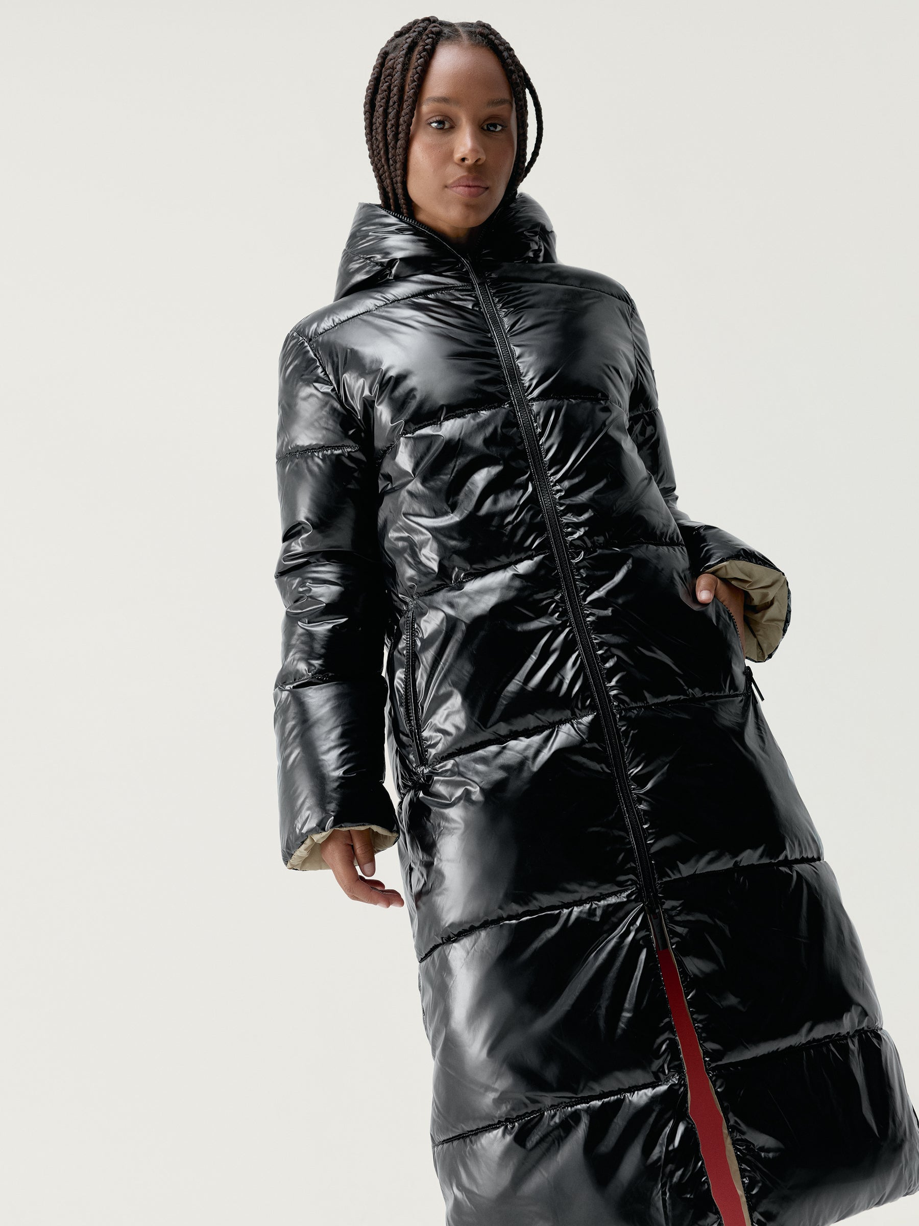 Coat Naidine Black/Stick