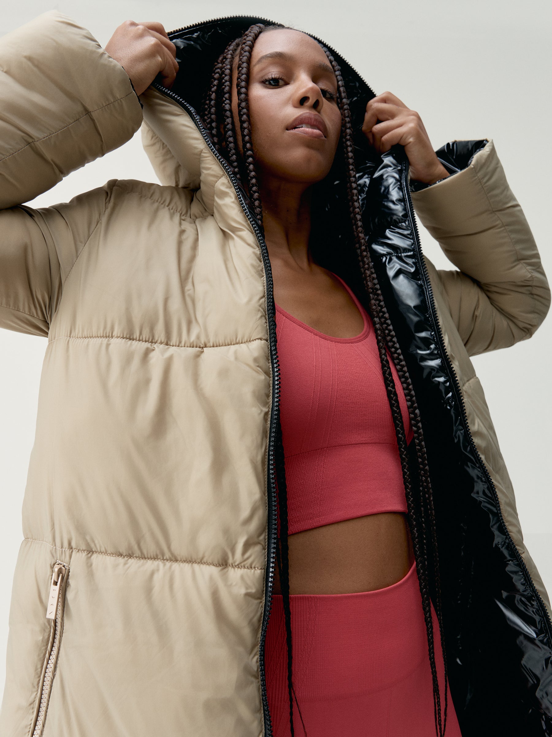 Coat Naidine Black/Stick