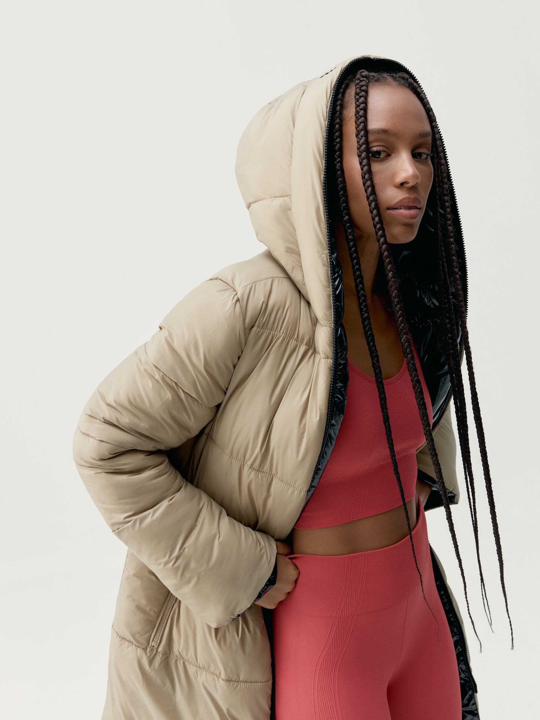 Coat Naidine Black/Stick