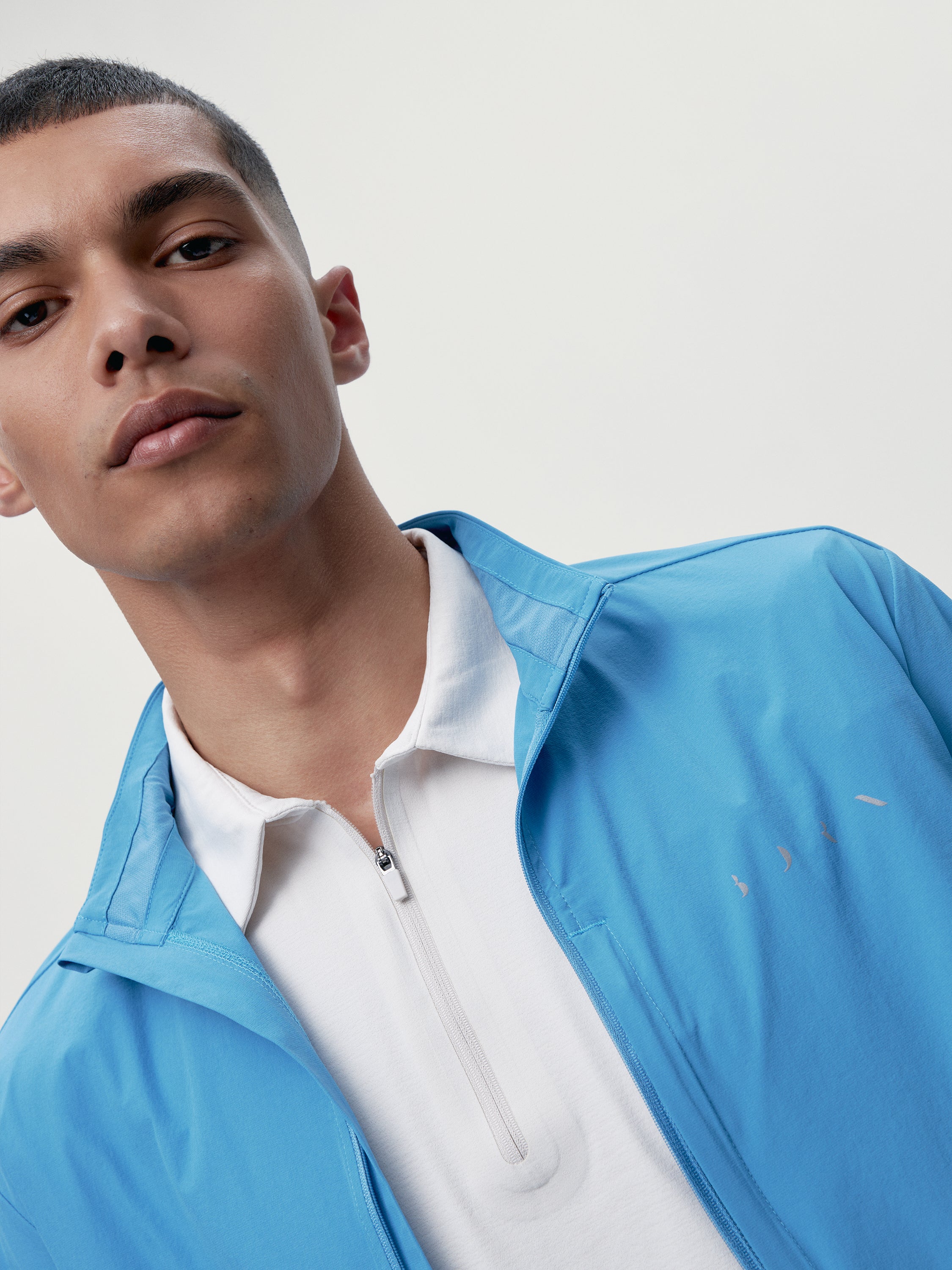 Nyasa Jacket in Celadon Blue