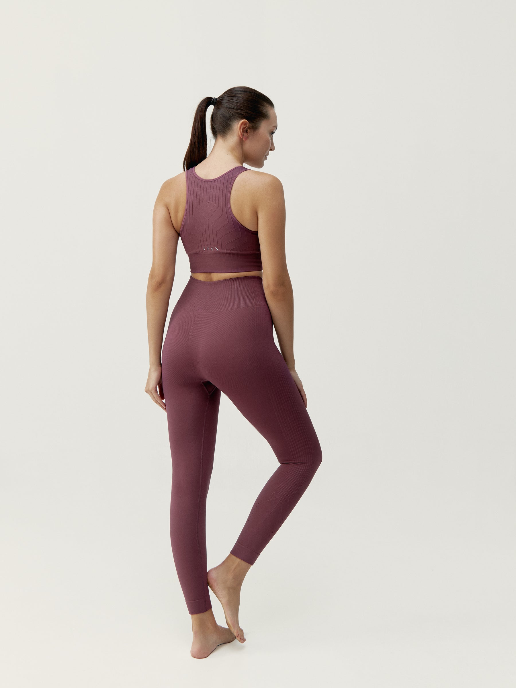 Oriel Top in Beet Pant