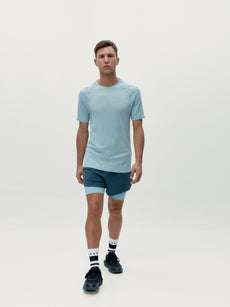 Otawa T-Shirt in Blue Chalk