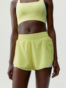 Padma 2.0 Short in Yellow Green/White