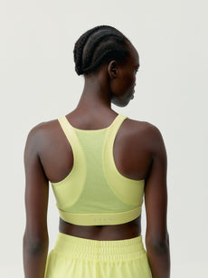 Padma 2.0 Top in Yellow Green/White