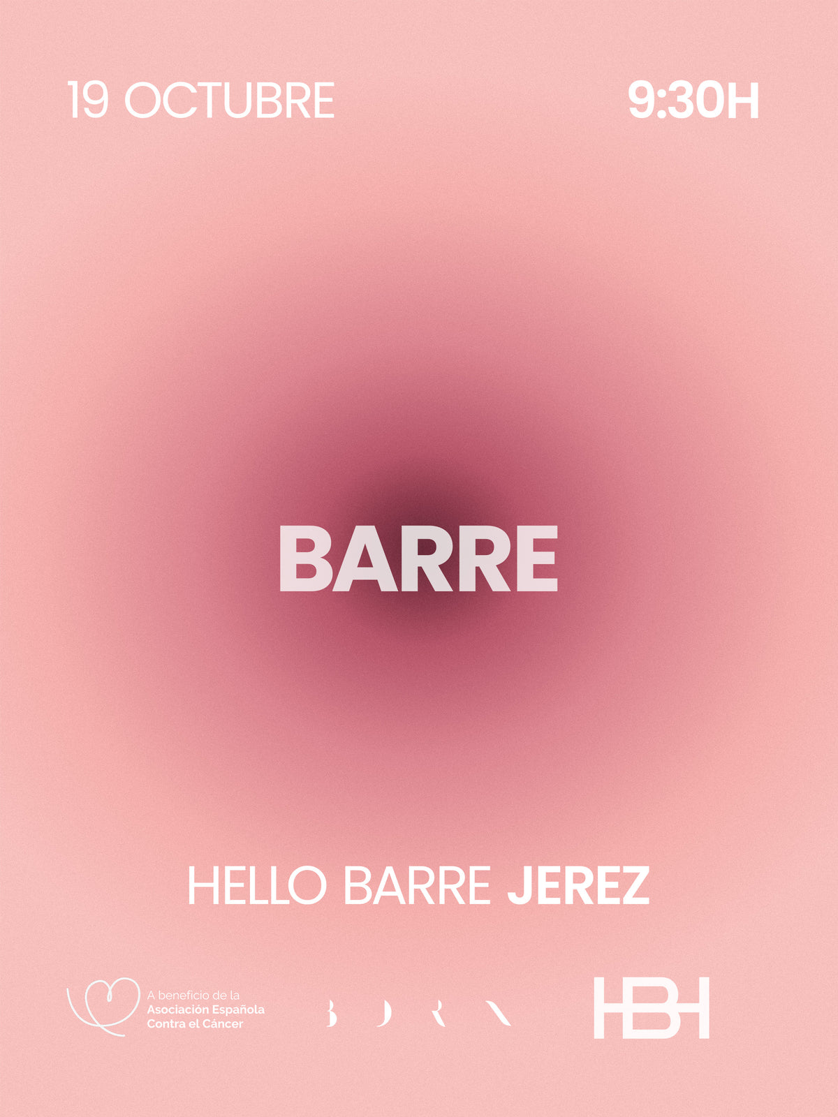 CLASE SOLIDARIA X HELLO BARRE | 19.10 - 09:30h JEREZ