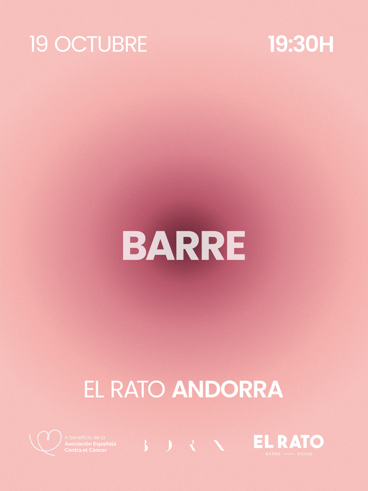 CLASE SOLIDARIA X EL RATO | 19.10 - 19:30h ANDORRA