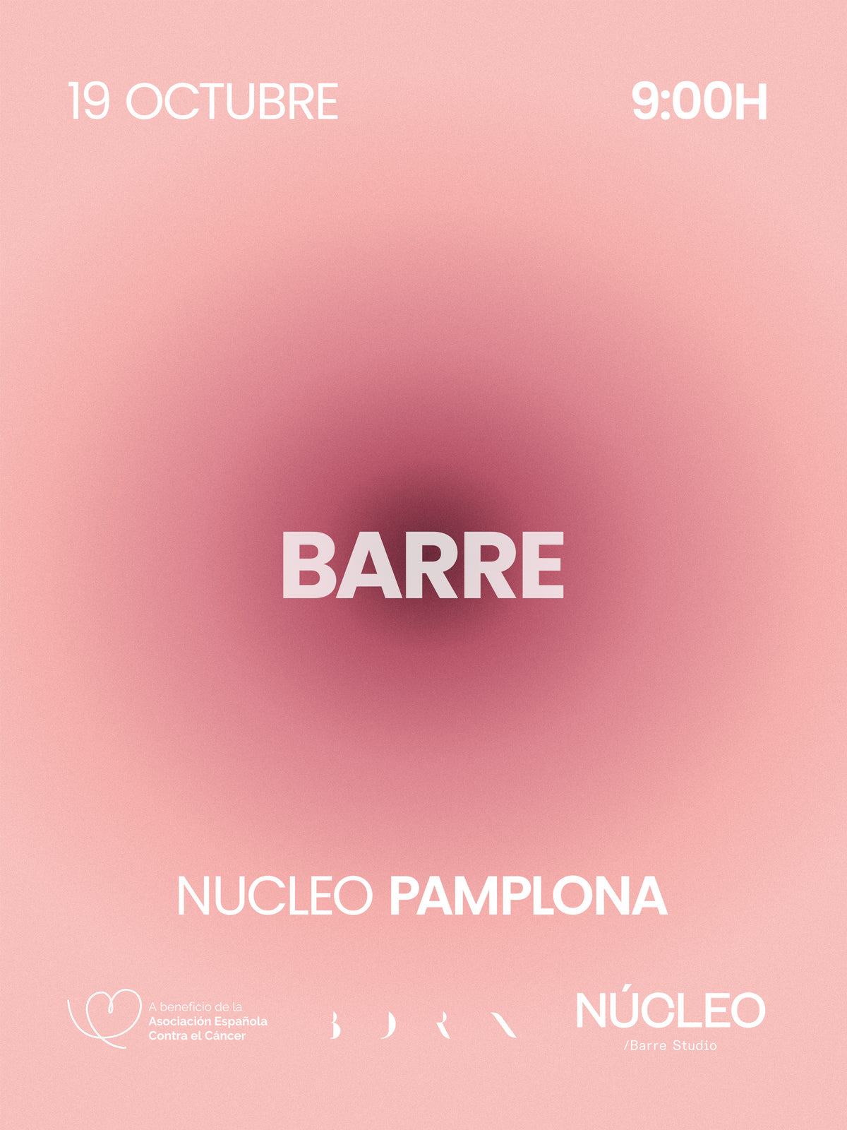 CLASE SOLIDARIA X NUCLEO | 19.10 - 09:00h PAMPLONA