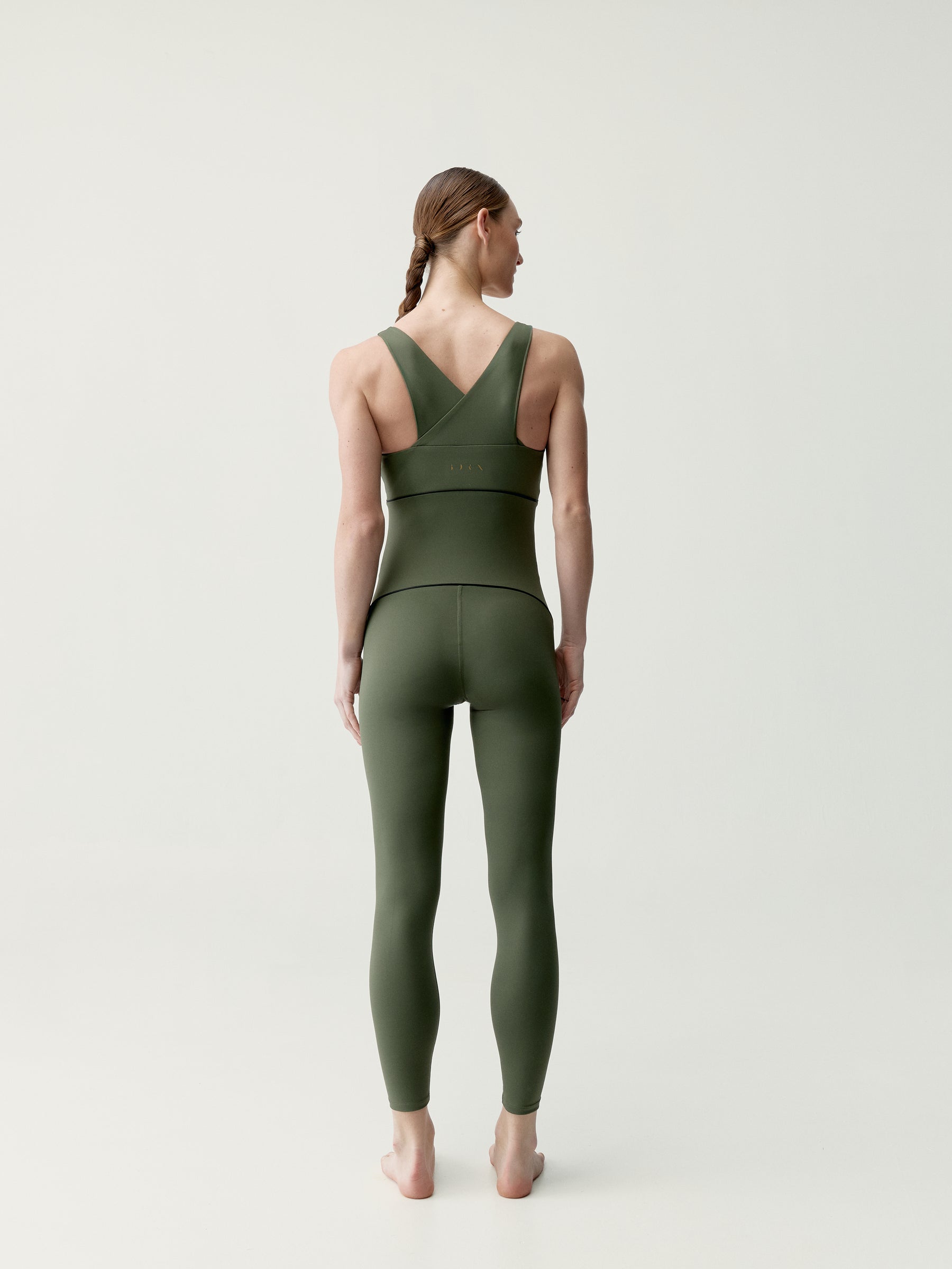 Phoenh Khaki Leaft/Black Jumpsuit