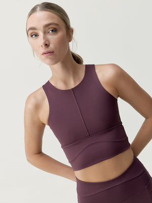 Saori Top in Dark Cherry