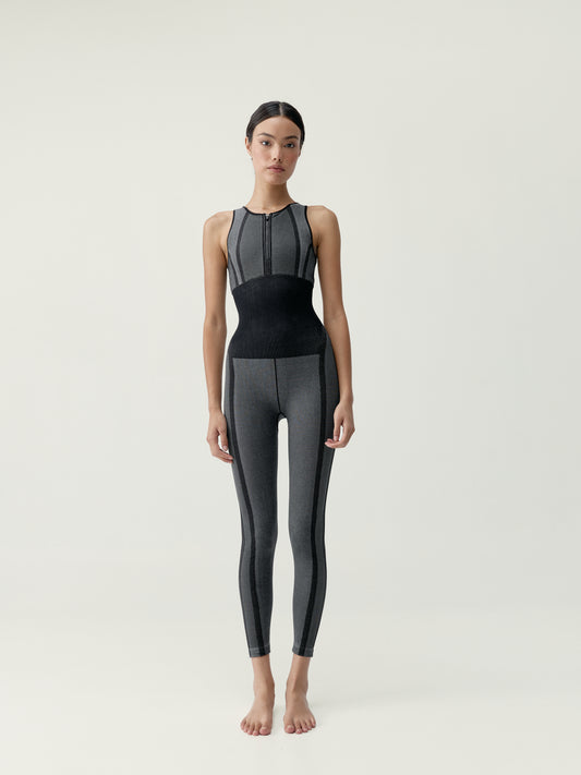 Selva Black/Gray Jumpsuit