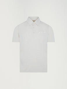 Sidney T-shirt Polo in White Chalk