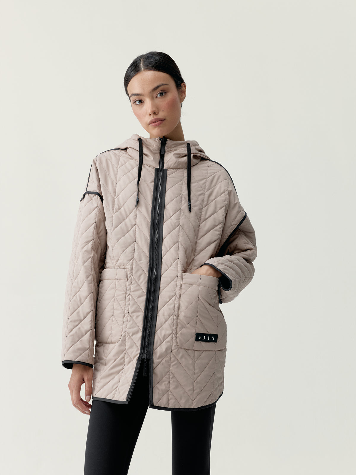 Jacket Tenzo Black/Biscuit