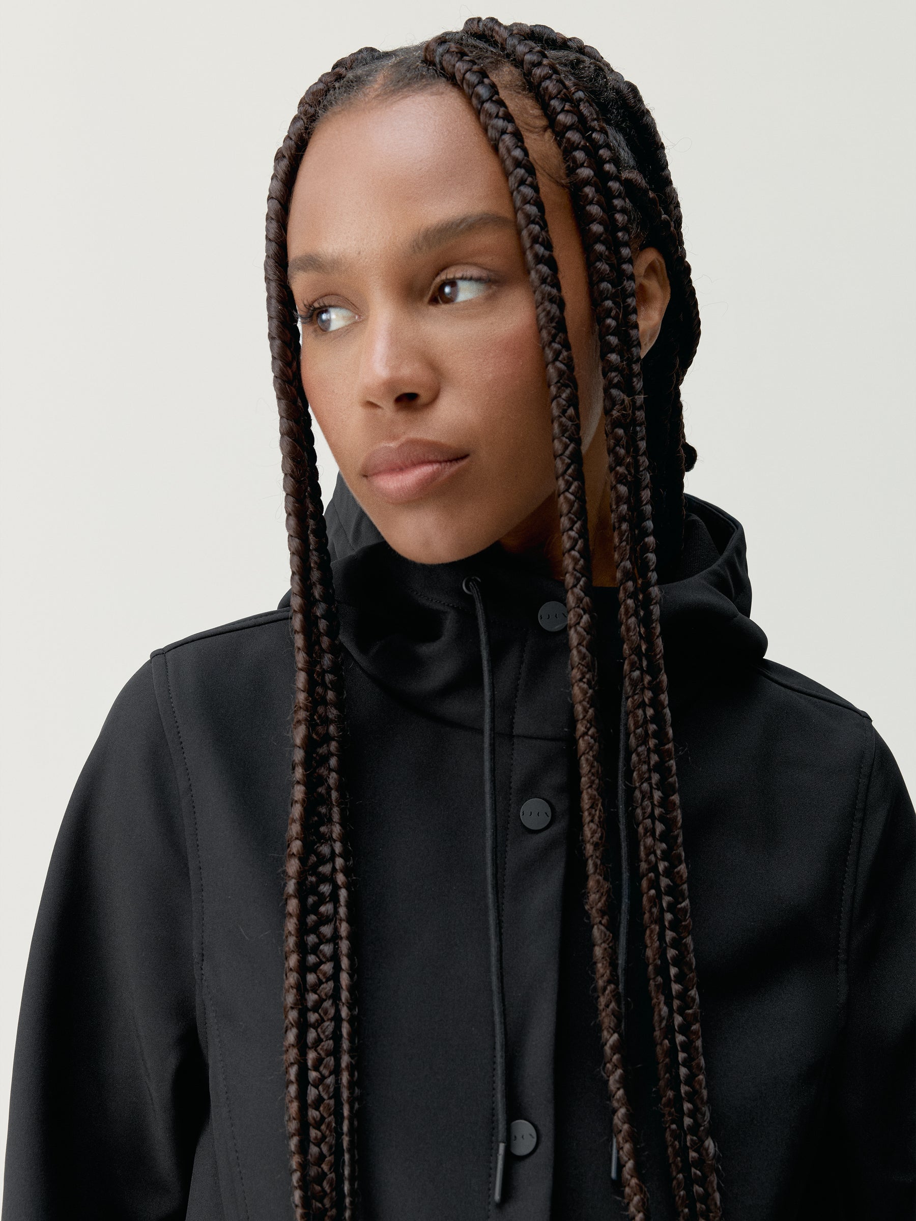 Trench Jacket in Black