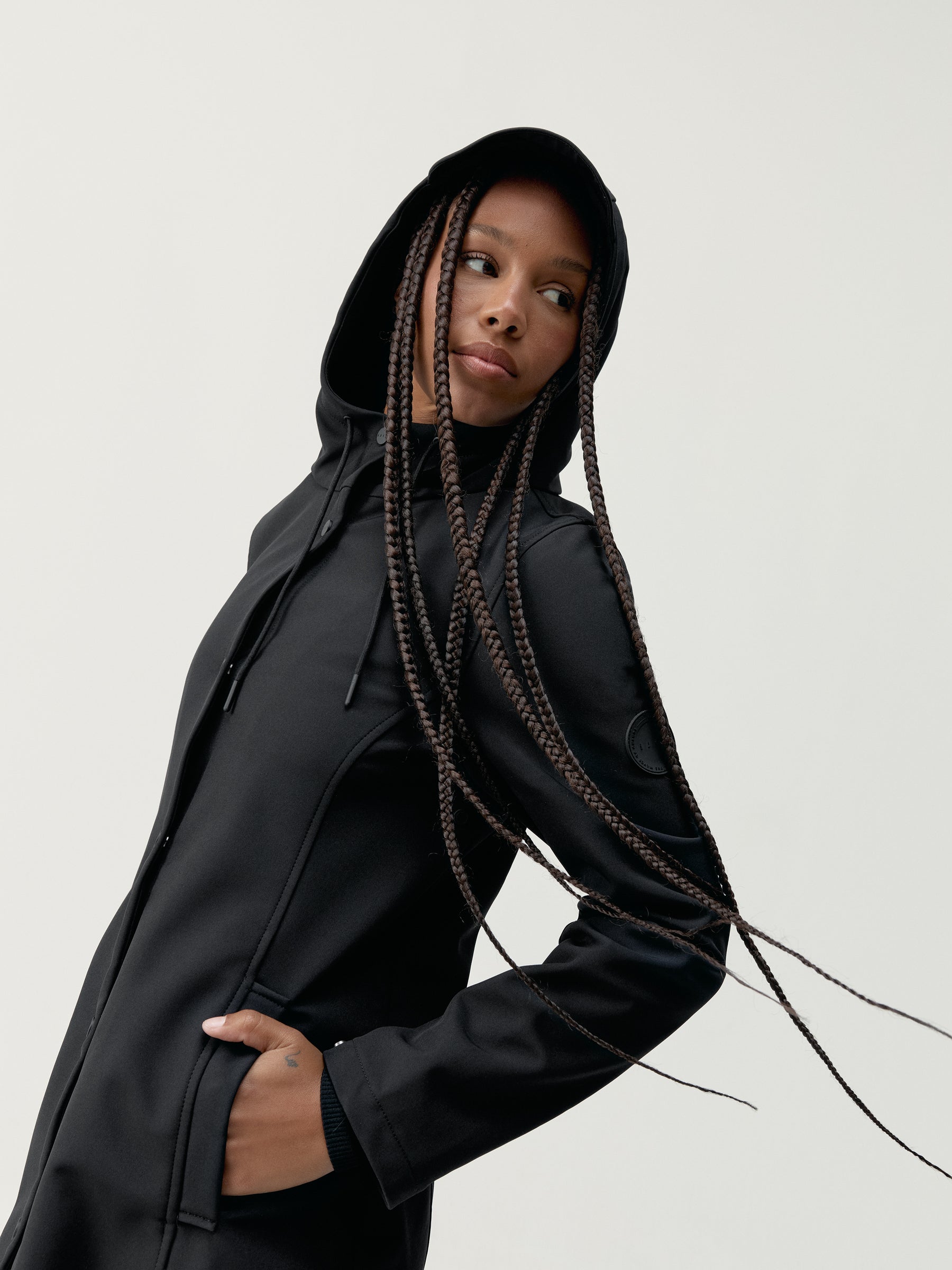 Trench Jacket in Black