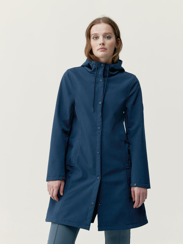 Trench Jacket in Sailor Blue