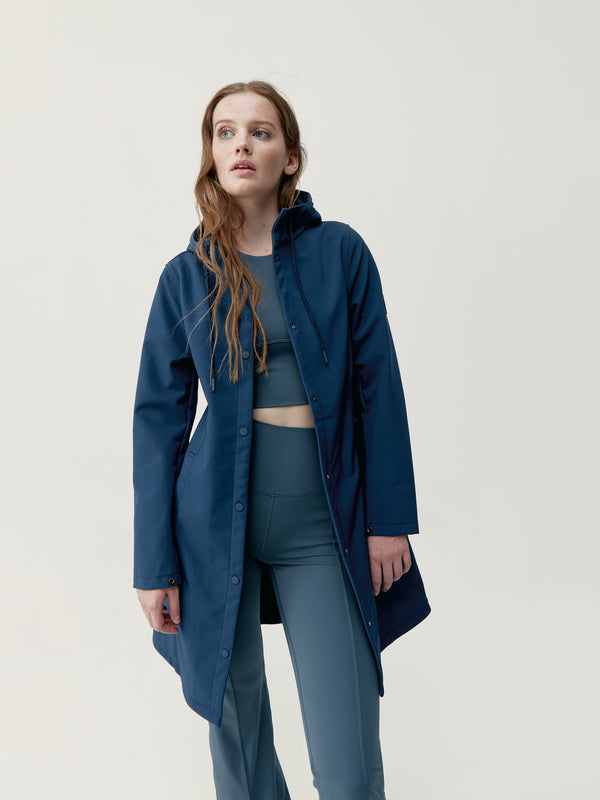 Trench Jacket in Sailor Blue