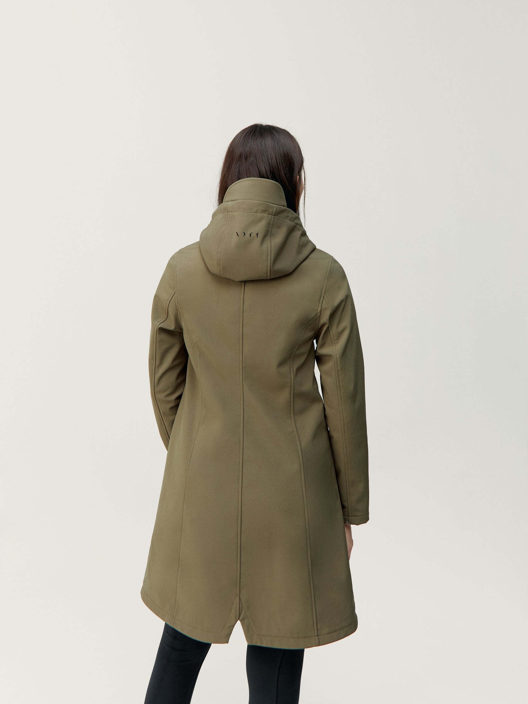 Trench Jacket in Walnut