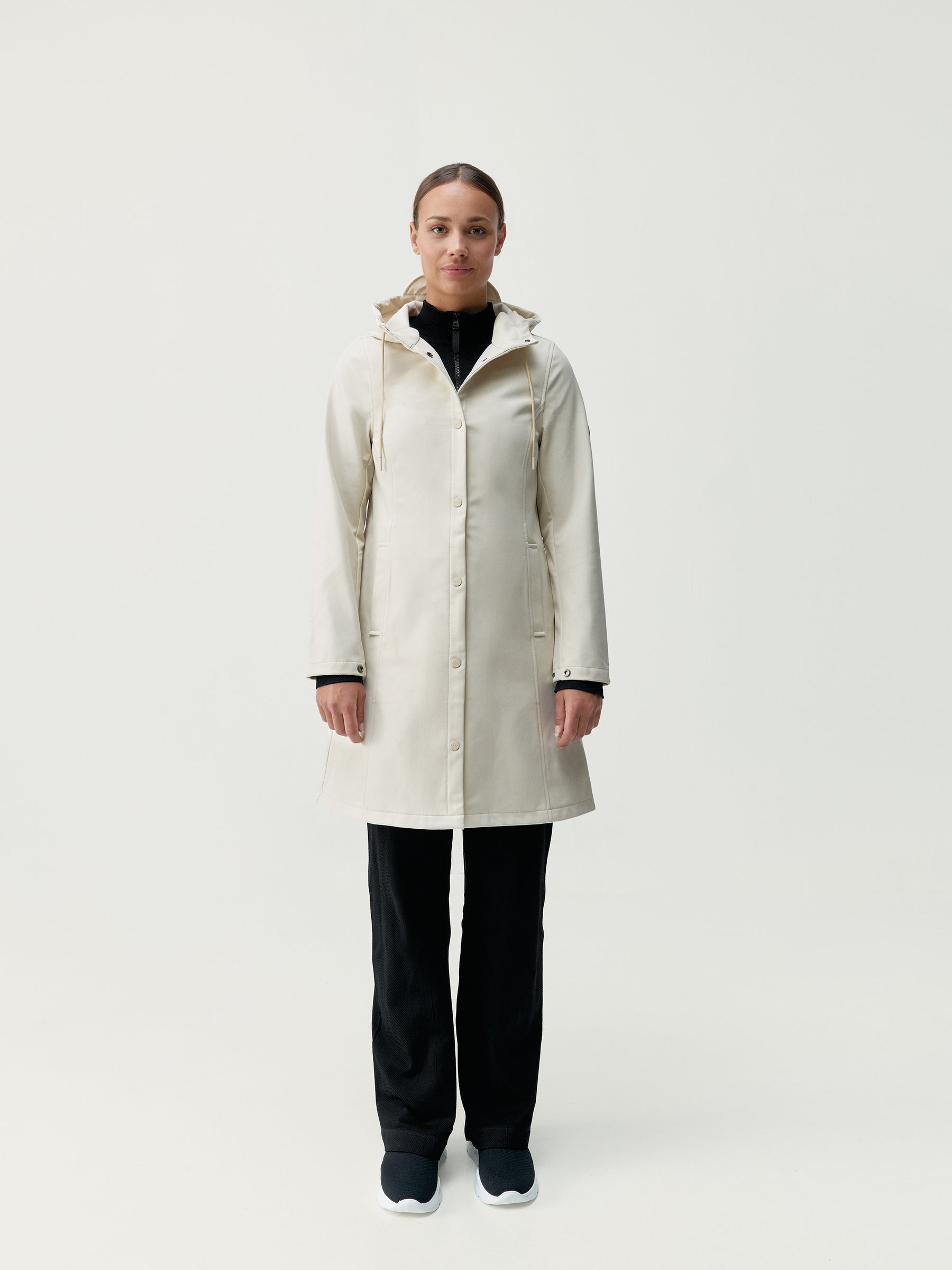 Jacket Trench Winter Ecru