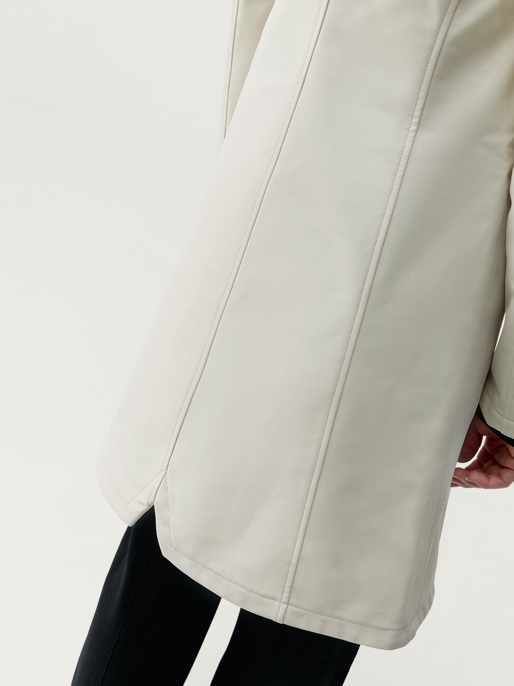 Jacket Trench Winter Ecru