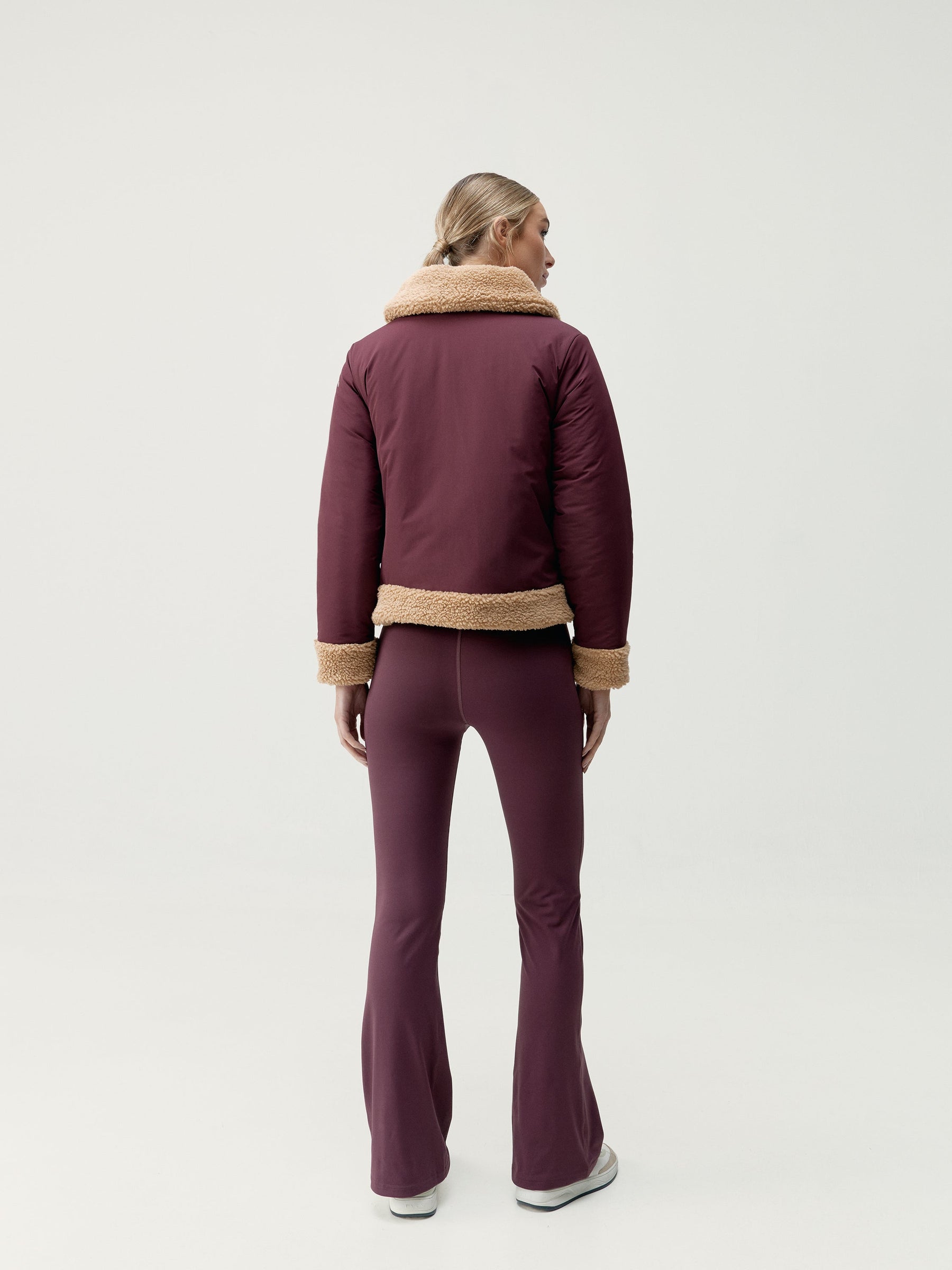 Jacke Umiko Dunkelkirsche/Kamel