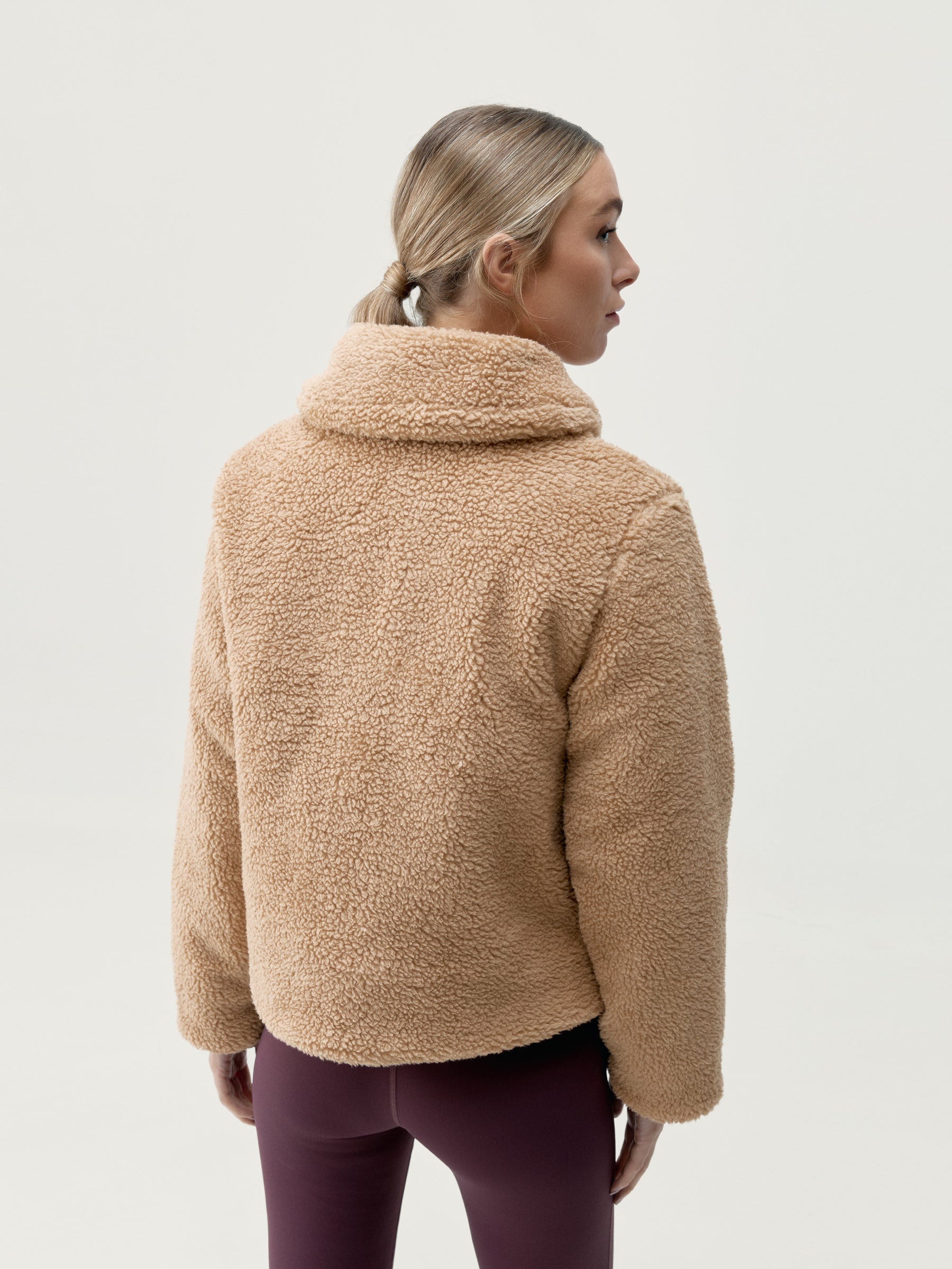 Jacket Umiko Dark Cherry/Camel