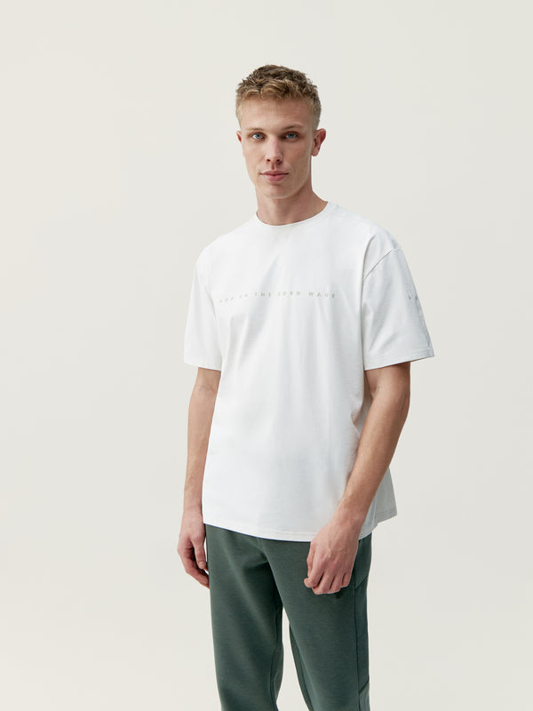 Veneta T-Shirt in White Chalk