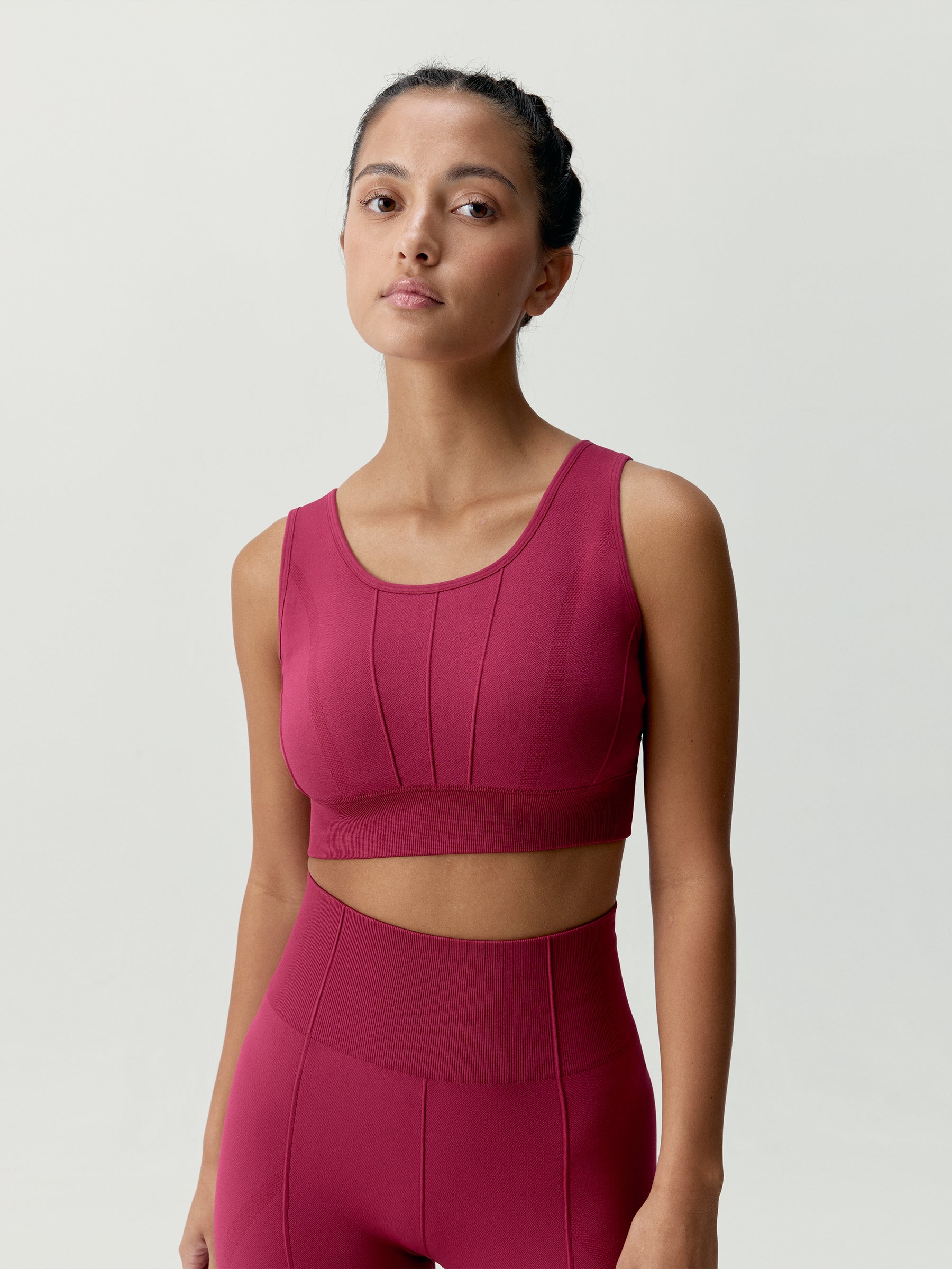 Viparita Top in Flower Orchid