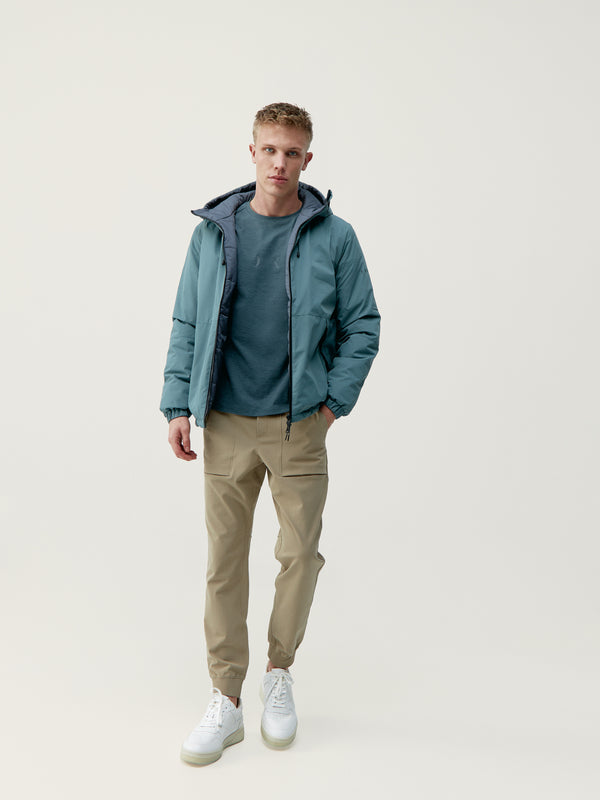 Volga Jacket in Grey Green/Road Gray