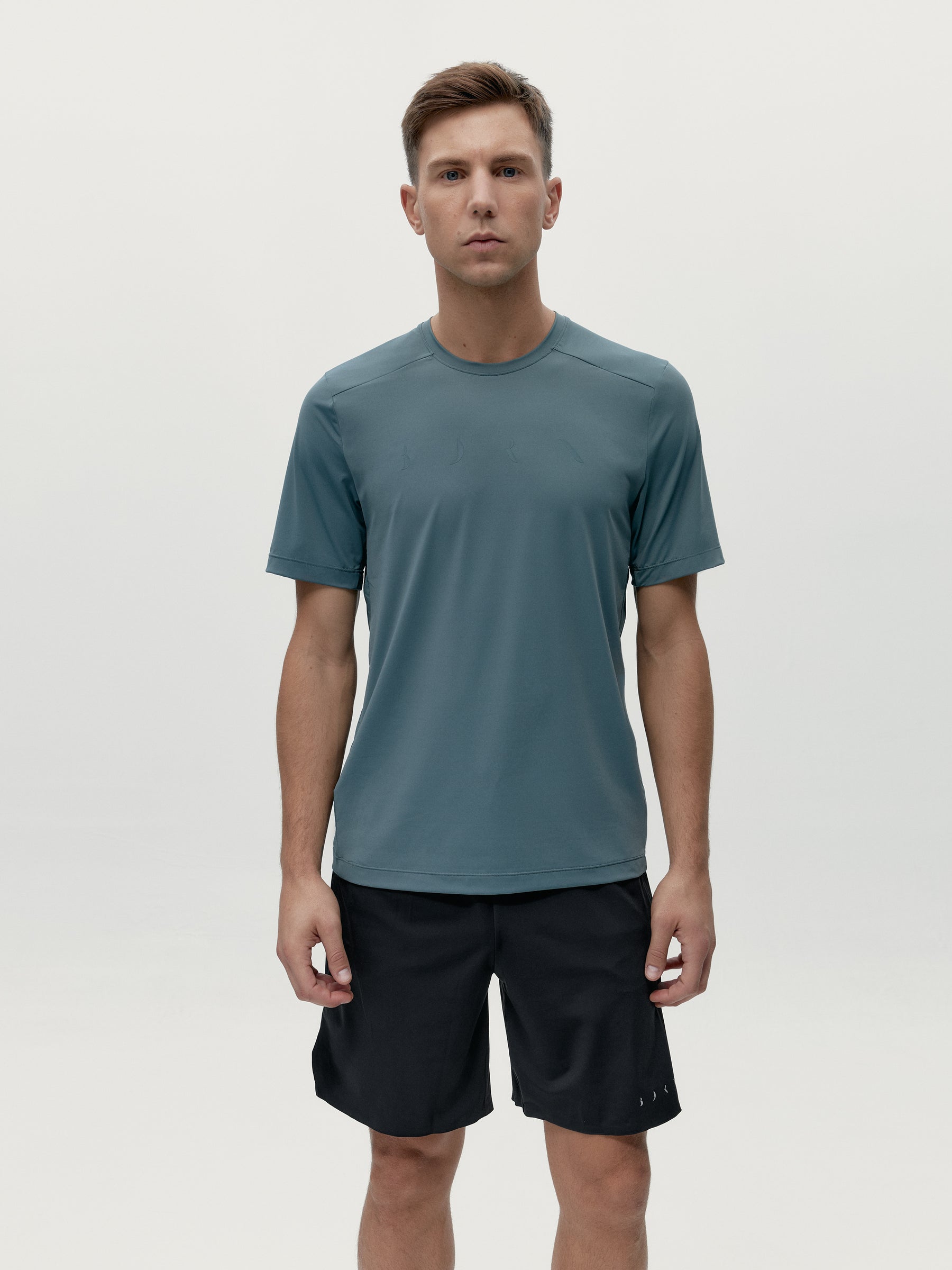 Volta T-Shirt in Grey Green