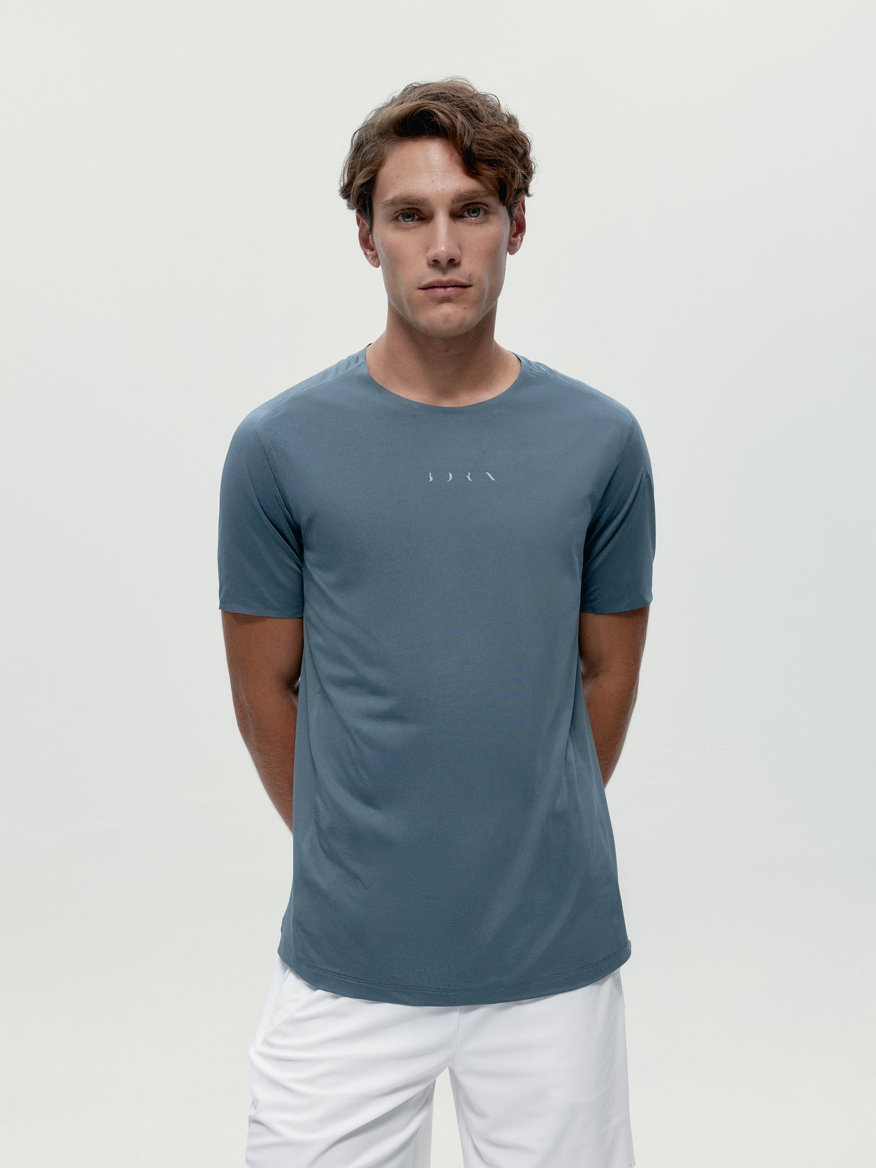 T-shirt Vostok gris-vert