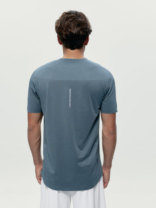 T-shirt Vostok gris-vert