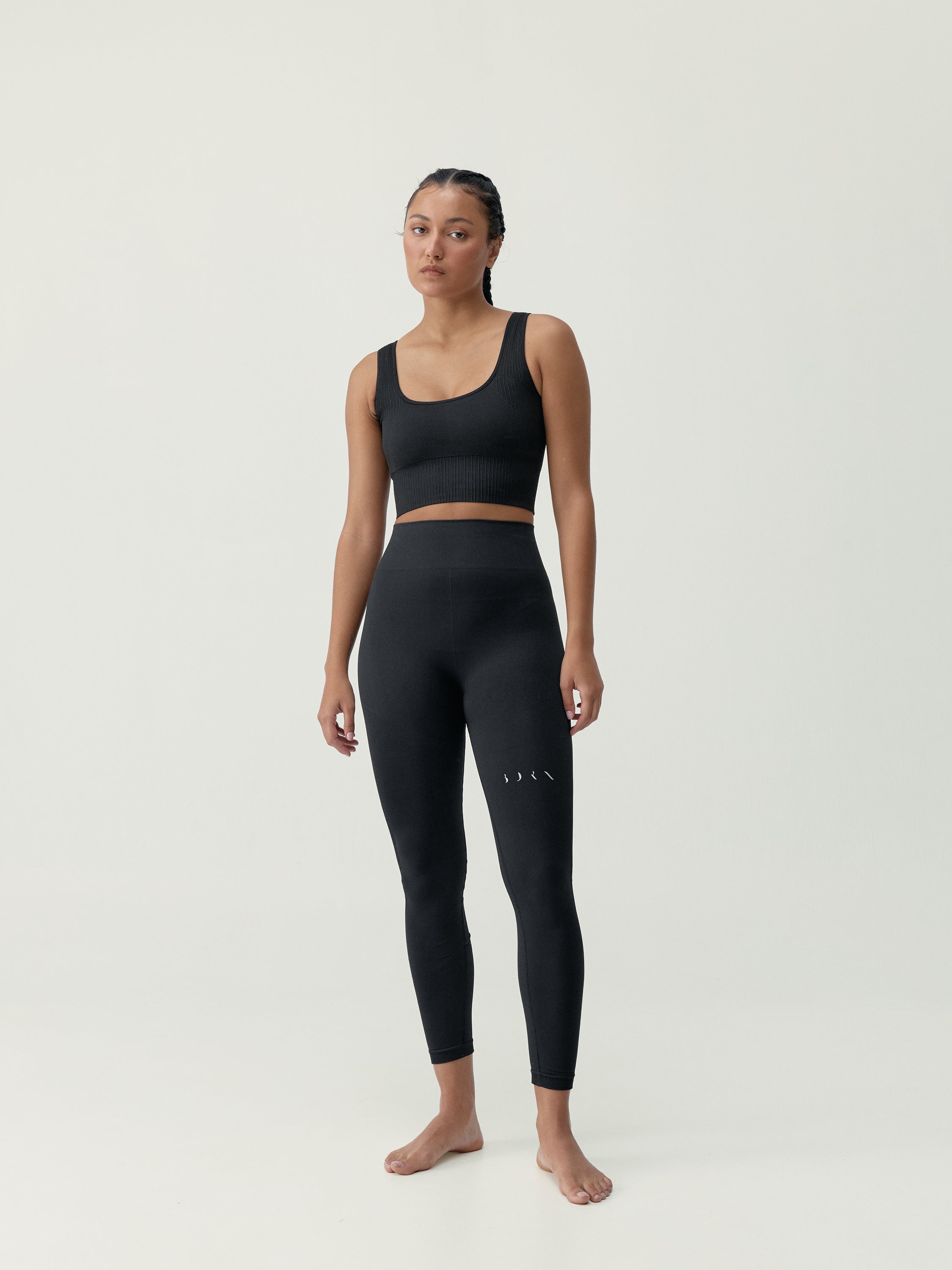 wafu YAK Knit Leggings ブラック Legging Yami Black