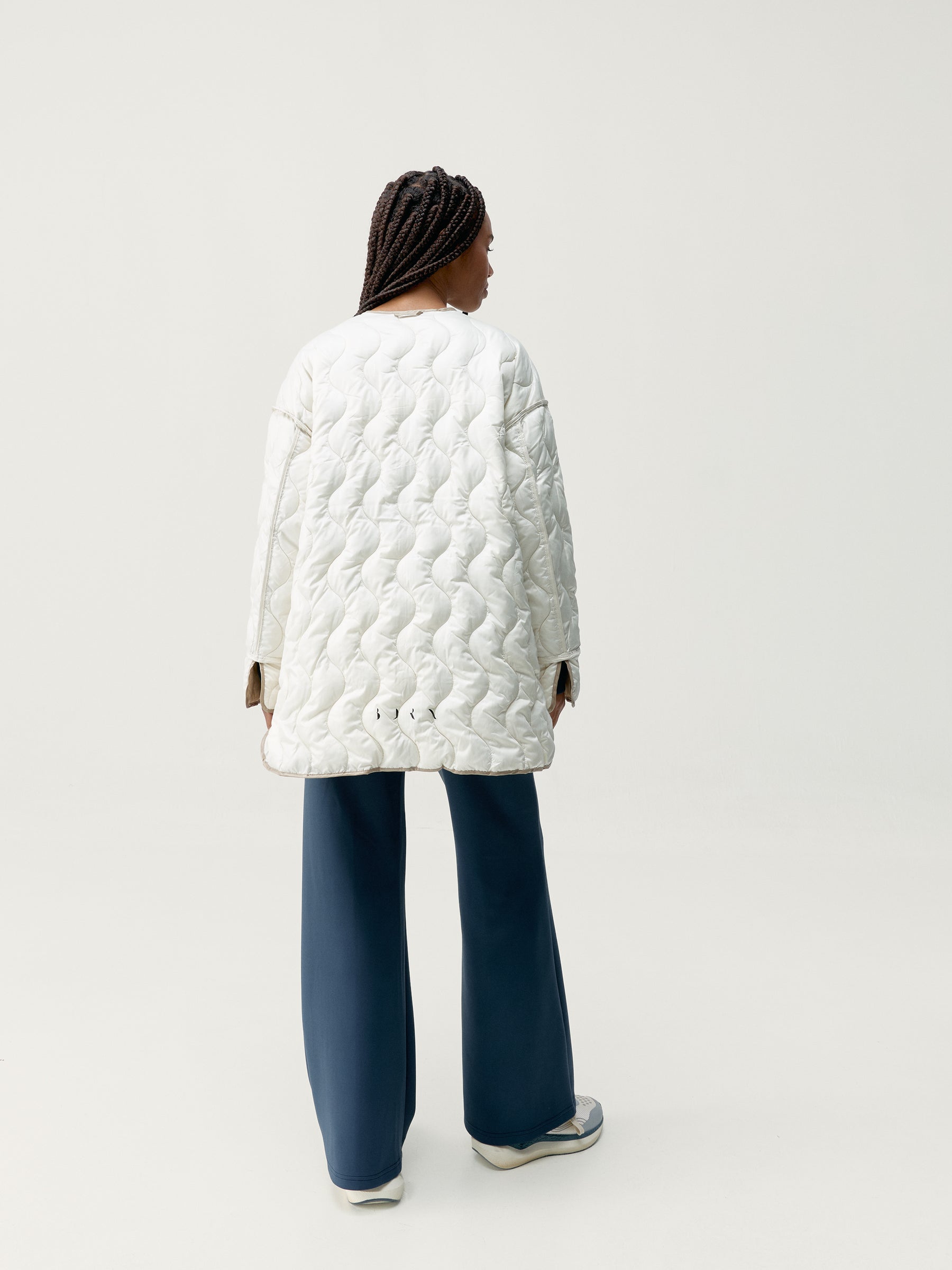 Yasu Jacket in Stick/Winter Ecru